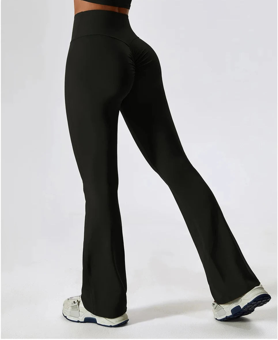 High Waisted Flare Leggings