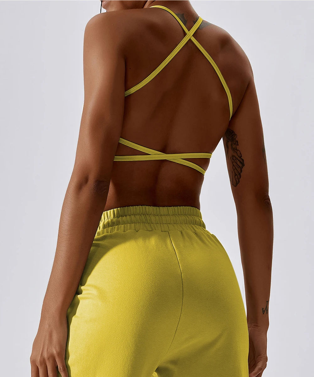 Criss Cross Sports Bra